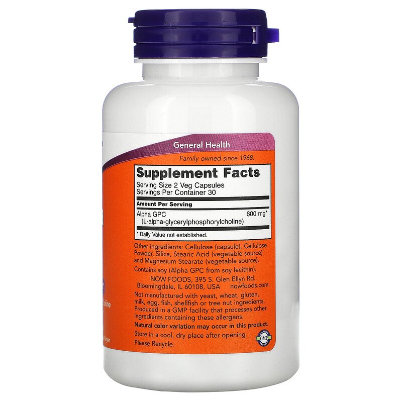 NOW Alpha GPC - - Now Foods