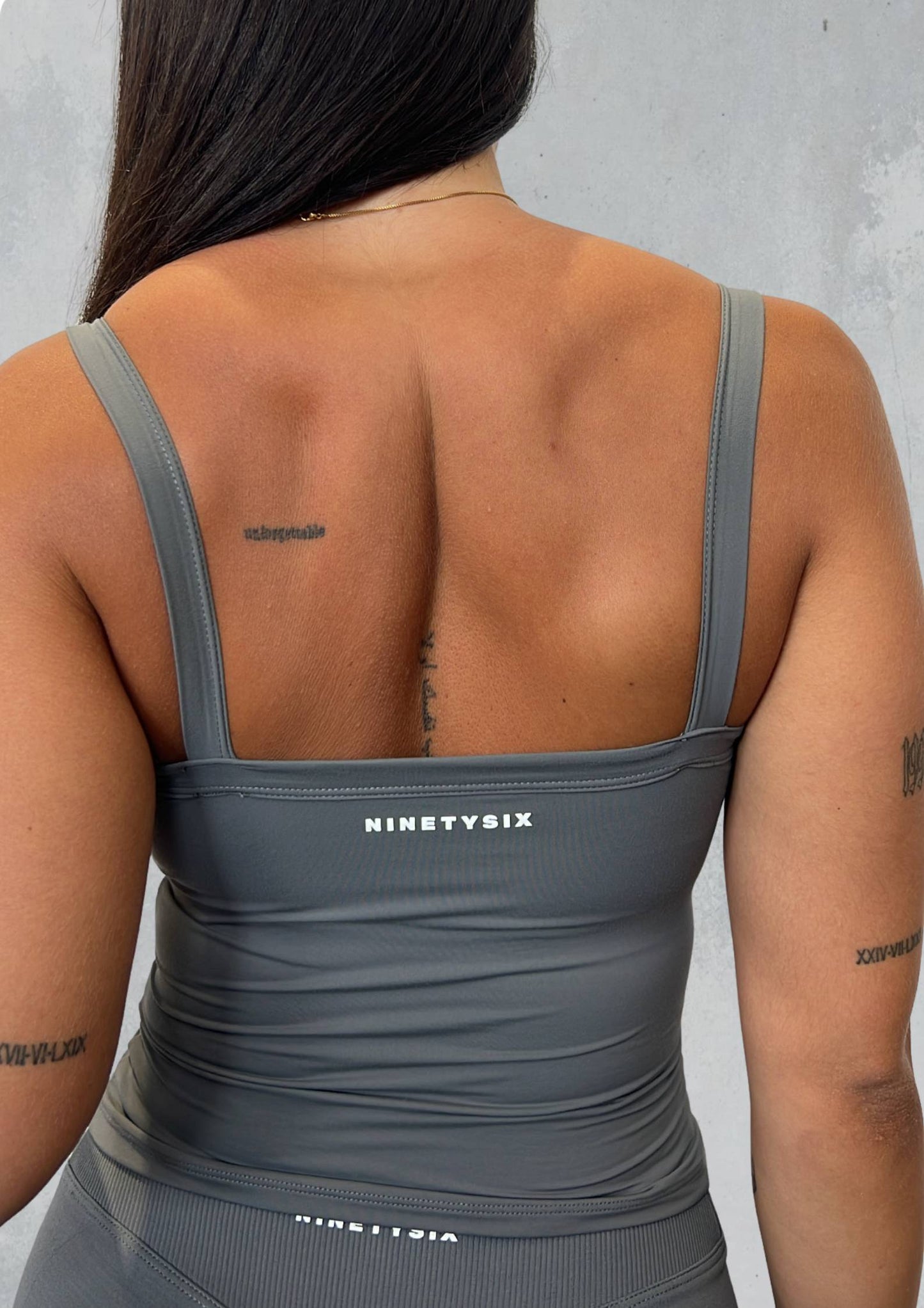 FUSION Singlet Top - Gray - Ninety Six Fit Apparel