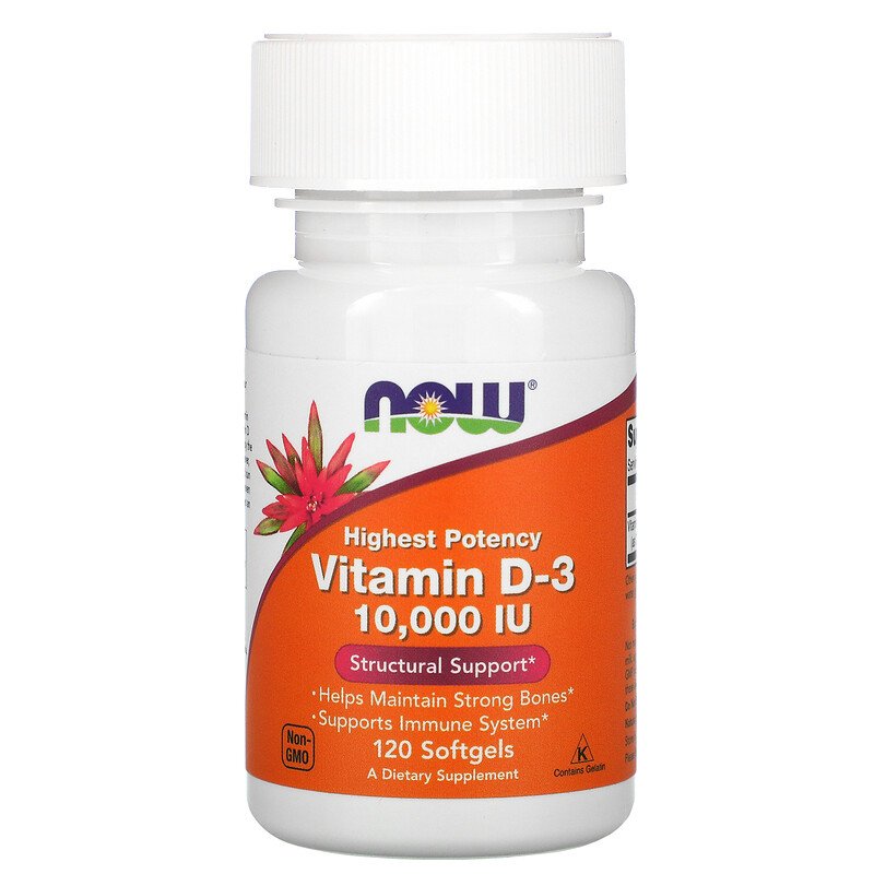 NOW Vitamin D3 - - Now Foods