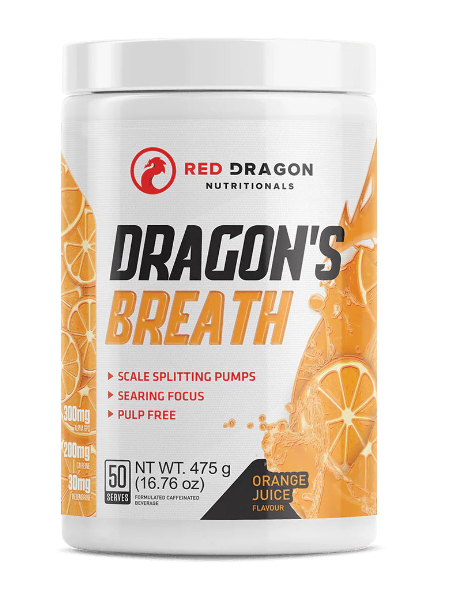 Dragons Breath White - Orange Juice - Red Dragon