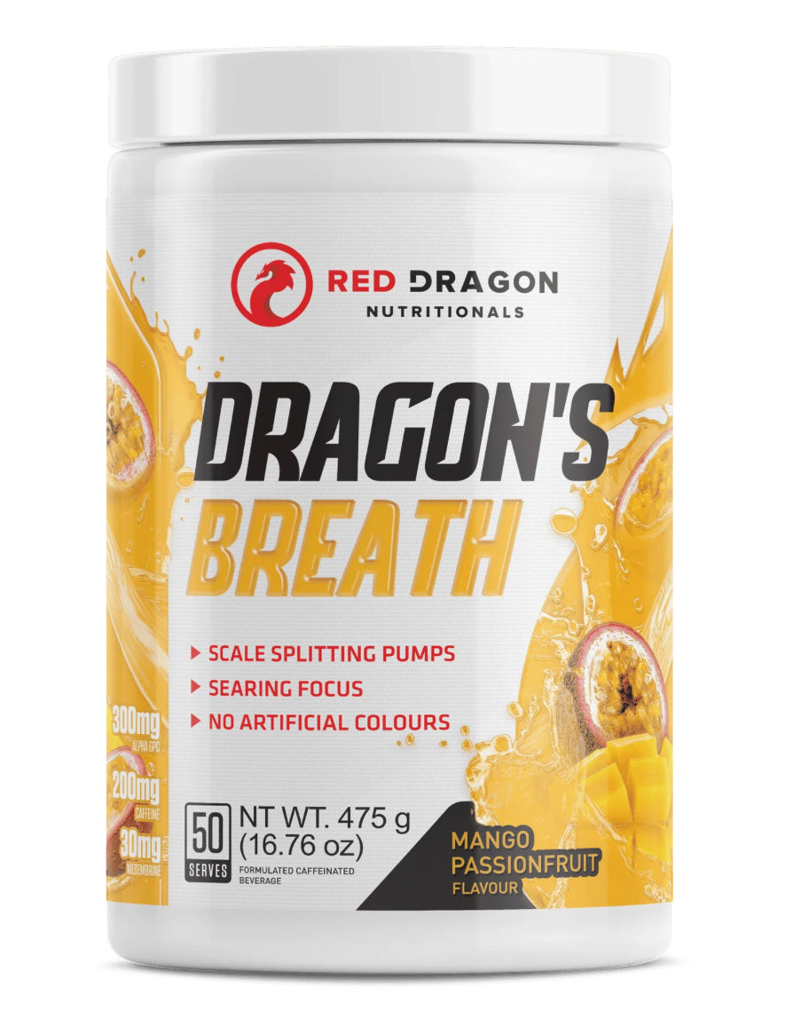 Dragons Breath White - Mango Passionfruit - Red Dragon