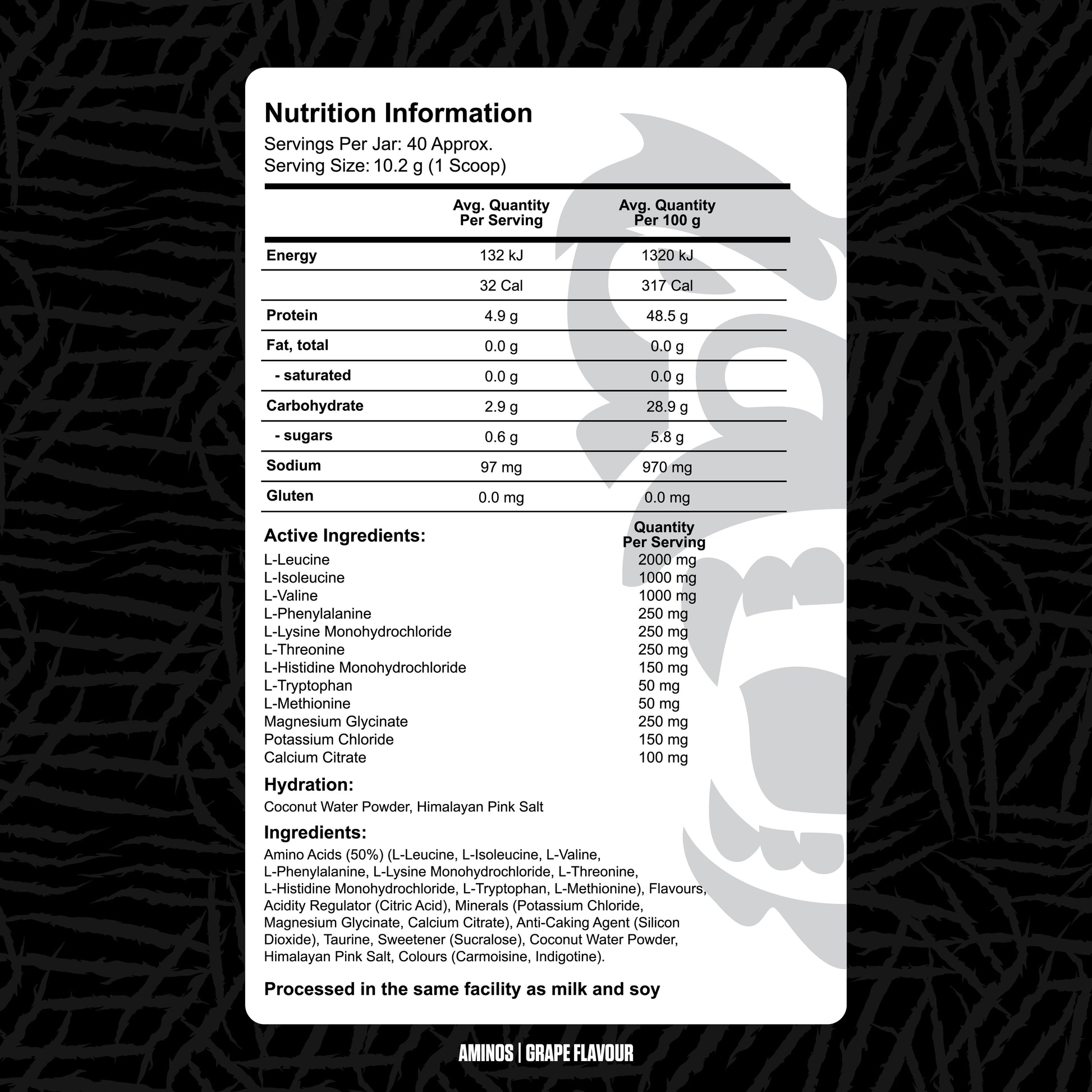 Gorilla Aminos + Hydration - - Gorilla X Labs