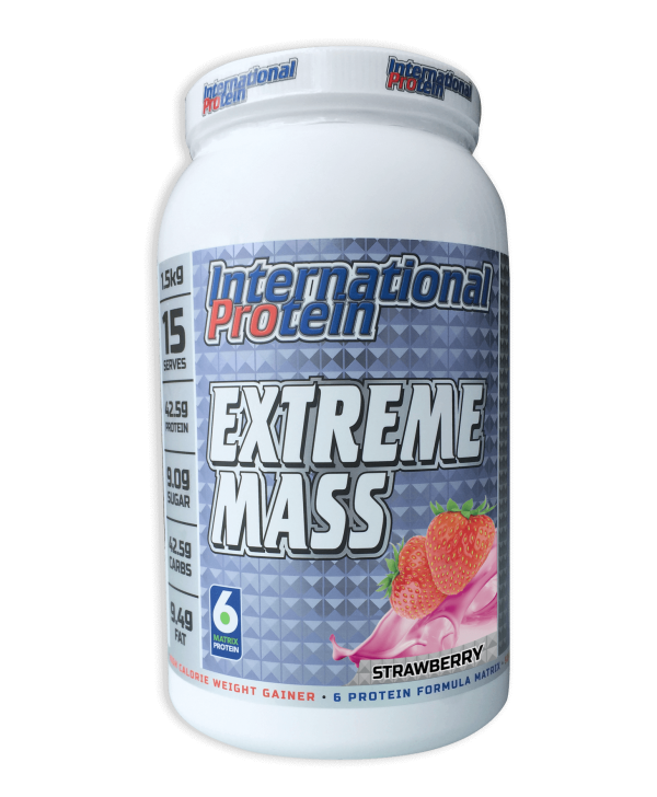 Extreme Mass - 1.5kg Strawberry - International Protein