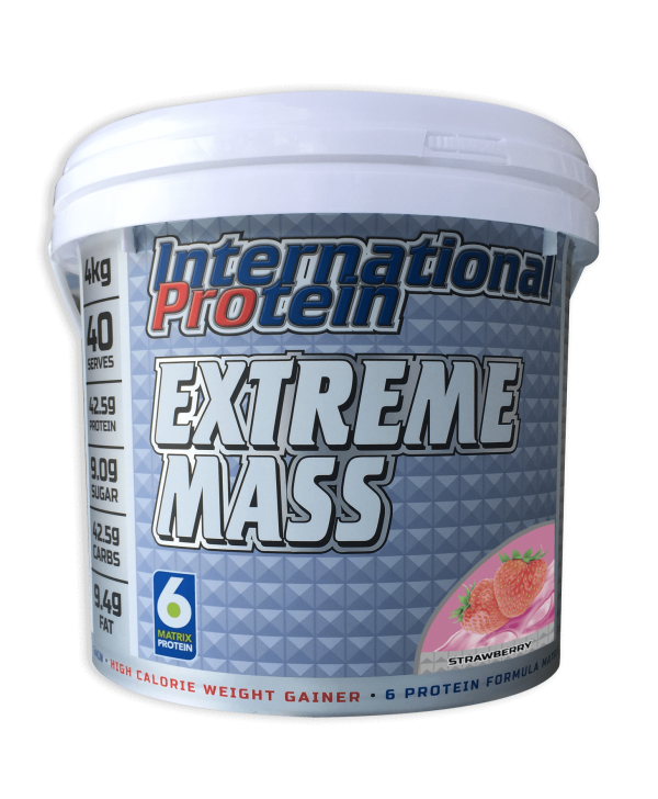 Extreme Mass - 4kg Strawberry - International Protein
