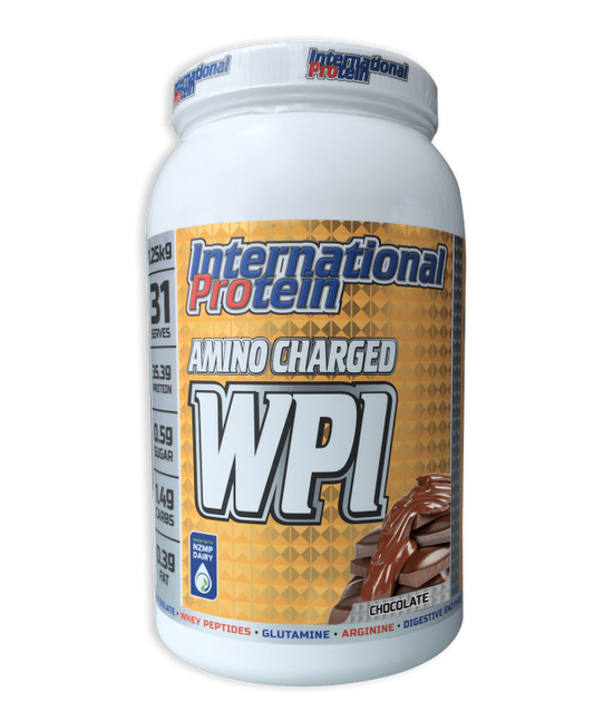 Amino Charged WPI - 1.25kg Chocolate - International Protein