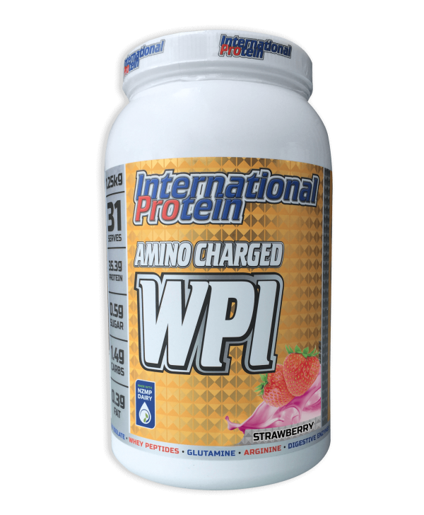 Amino Charged WPI - 1.25kg Strawberry - International Protein