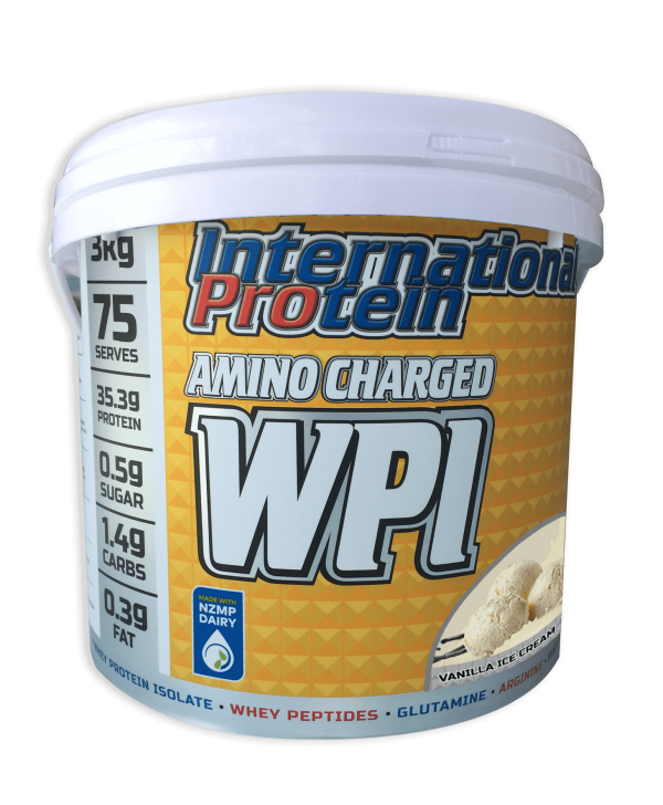 Amino Charged WPI - 3kg Vanilla - International Protein