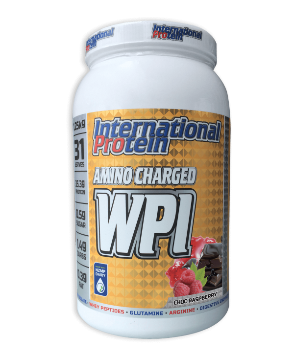 Amino Charged WPI - 1.25kg Choc Raspberry - International Protein