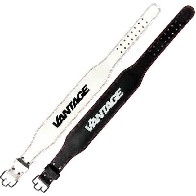 VS Leather Weight Lifting Belt 4" - - Vantage Strength