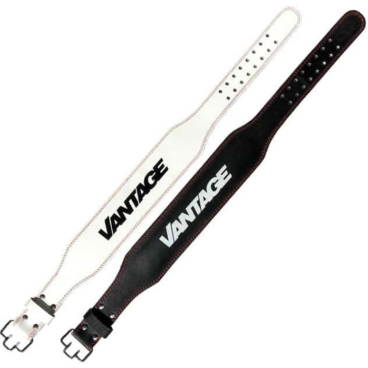 VS Leather Weight Lifting Belt 4" - - Vantage Strength