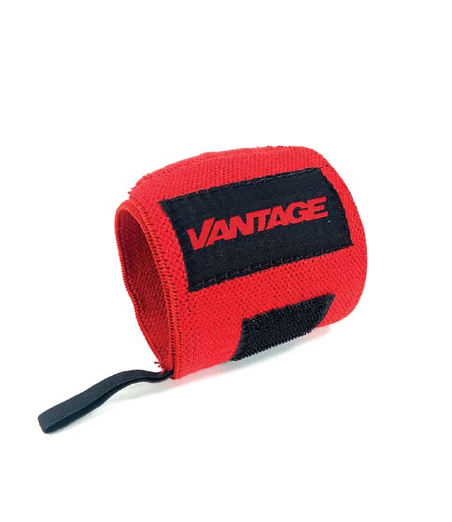 VS Wrist Support - Thumb Loop Red - Vantage Strength