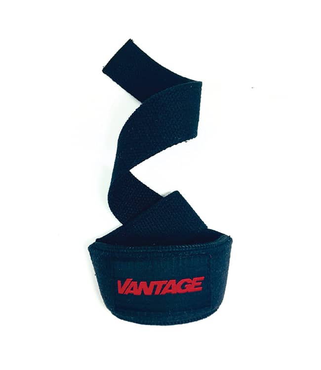 VS Single Tail Lifting Straps - Black - Vantage Strength