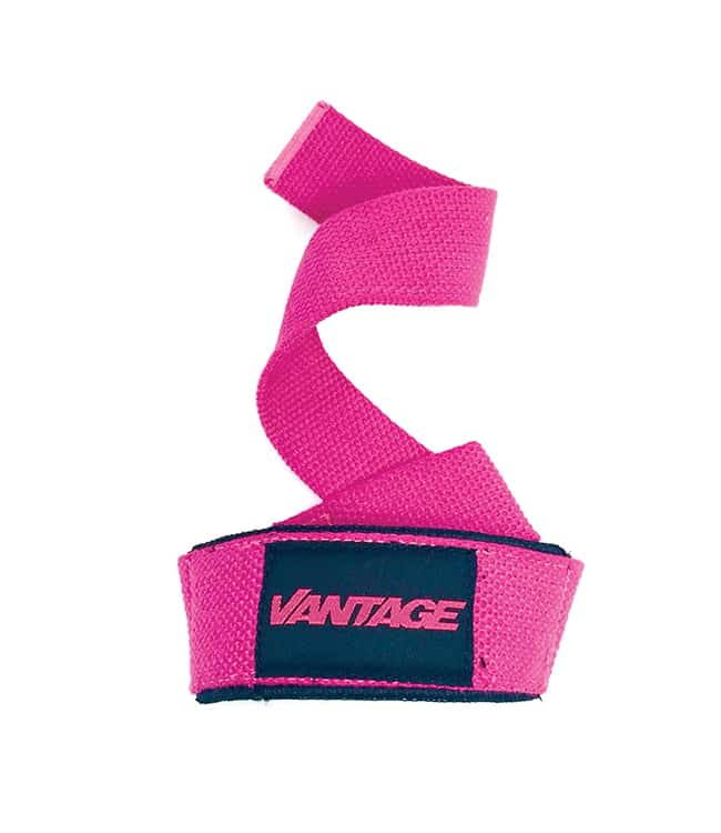 VS Single Tail Lifting Straps - Pink - Vantage Strength