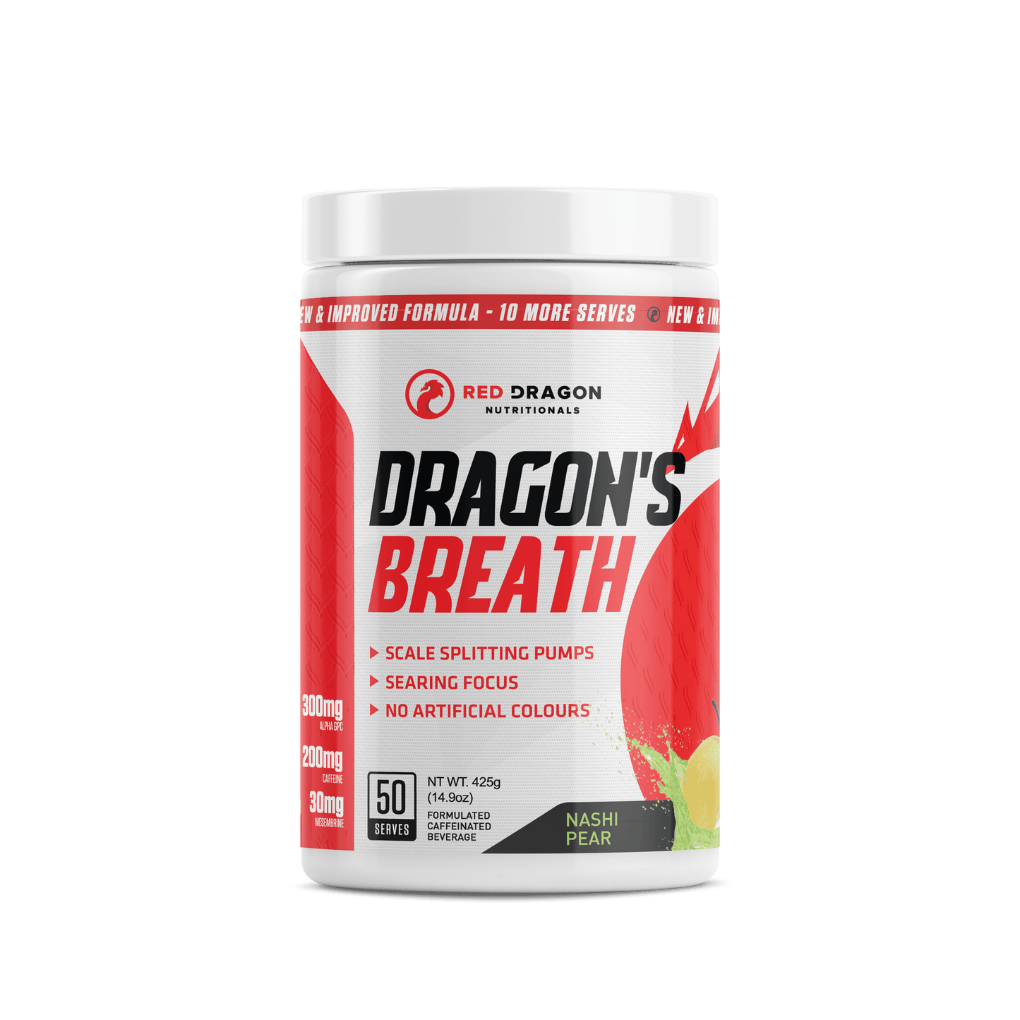 Dragons Breath White - Pear - Red Dragon