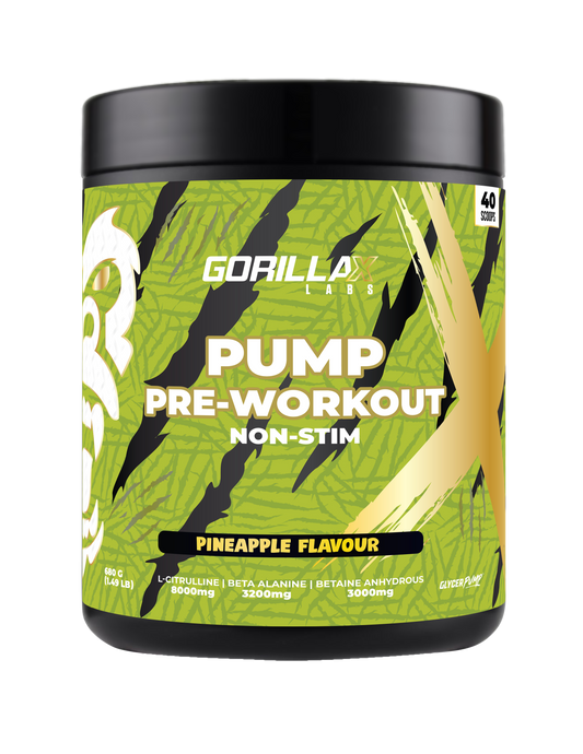 Pump Pre workout - Pineapple - Gorilla X Labs