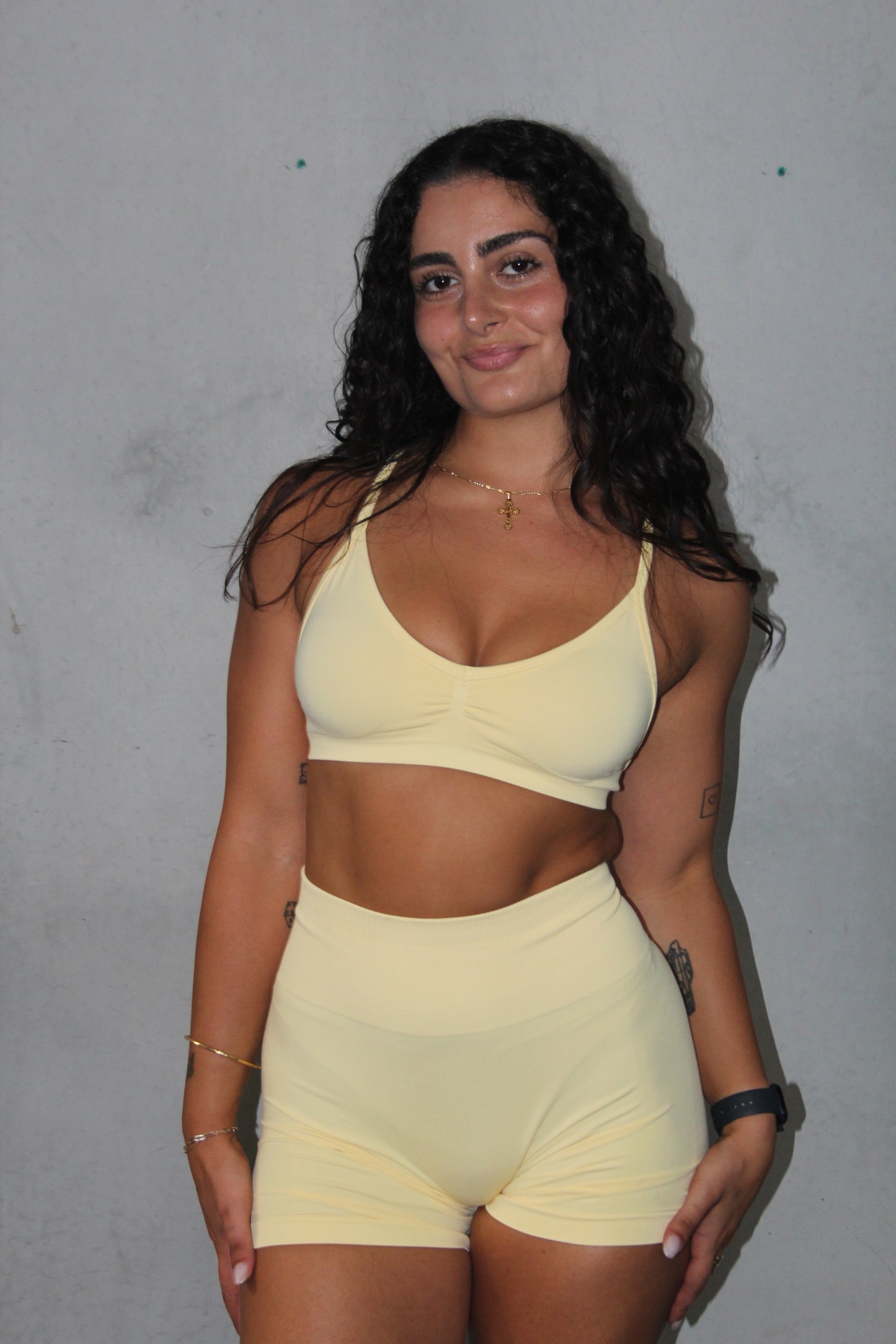 Signature Bralette - Yellow - Ninety Six Fit Apparel