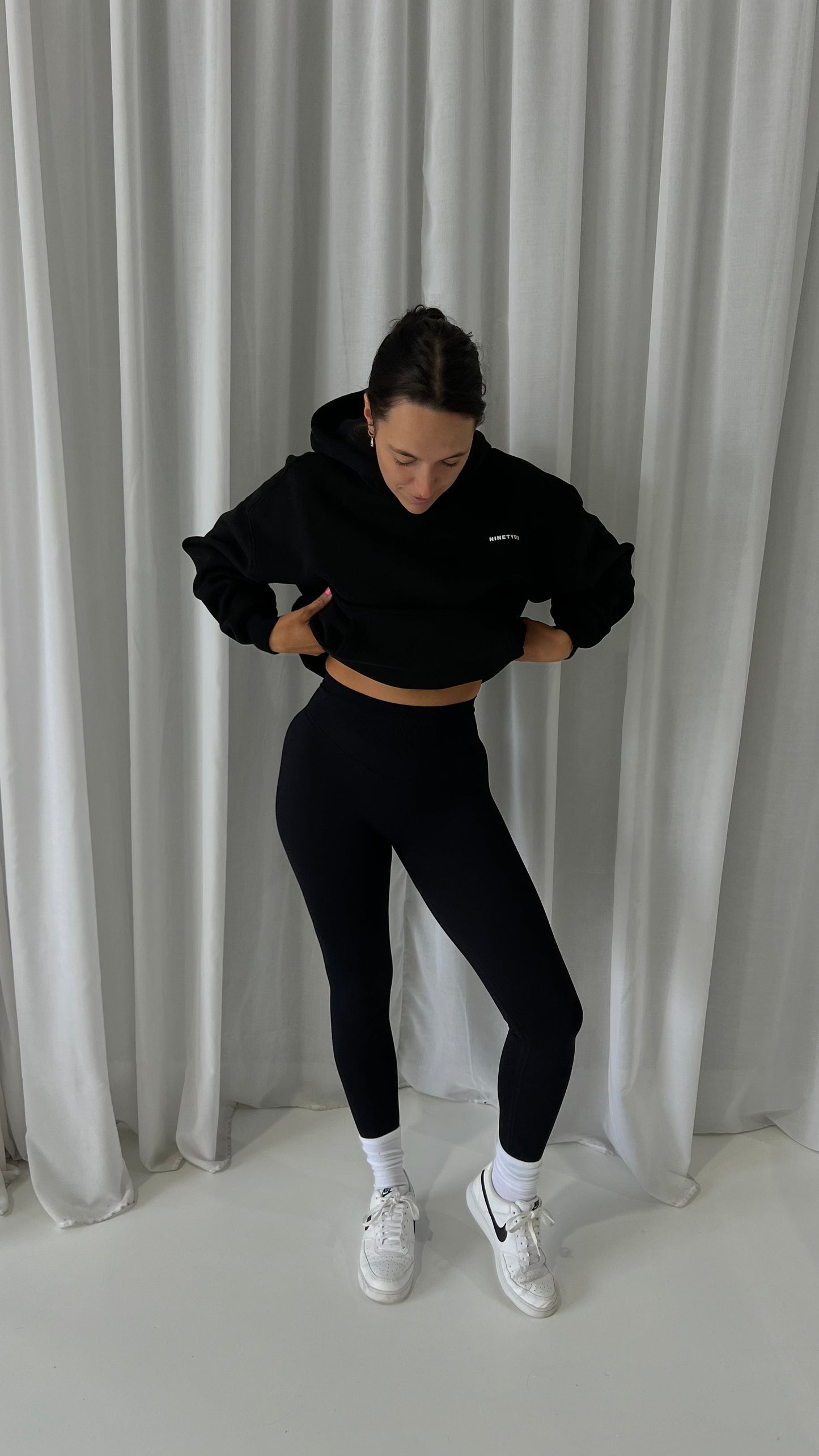 Unisex Black Hoodie - - Ninety Six Fit Apparel