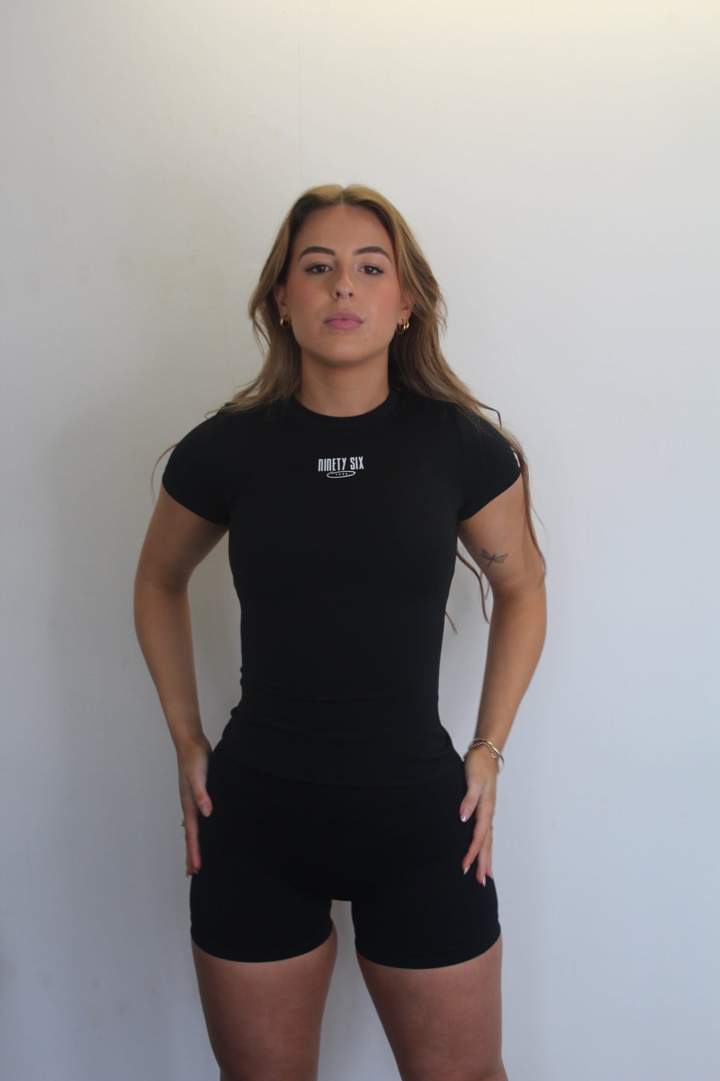 Zara Essential Tee - Black - Ninety Six Fit Apparel