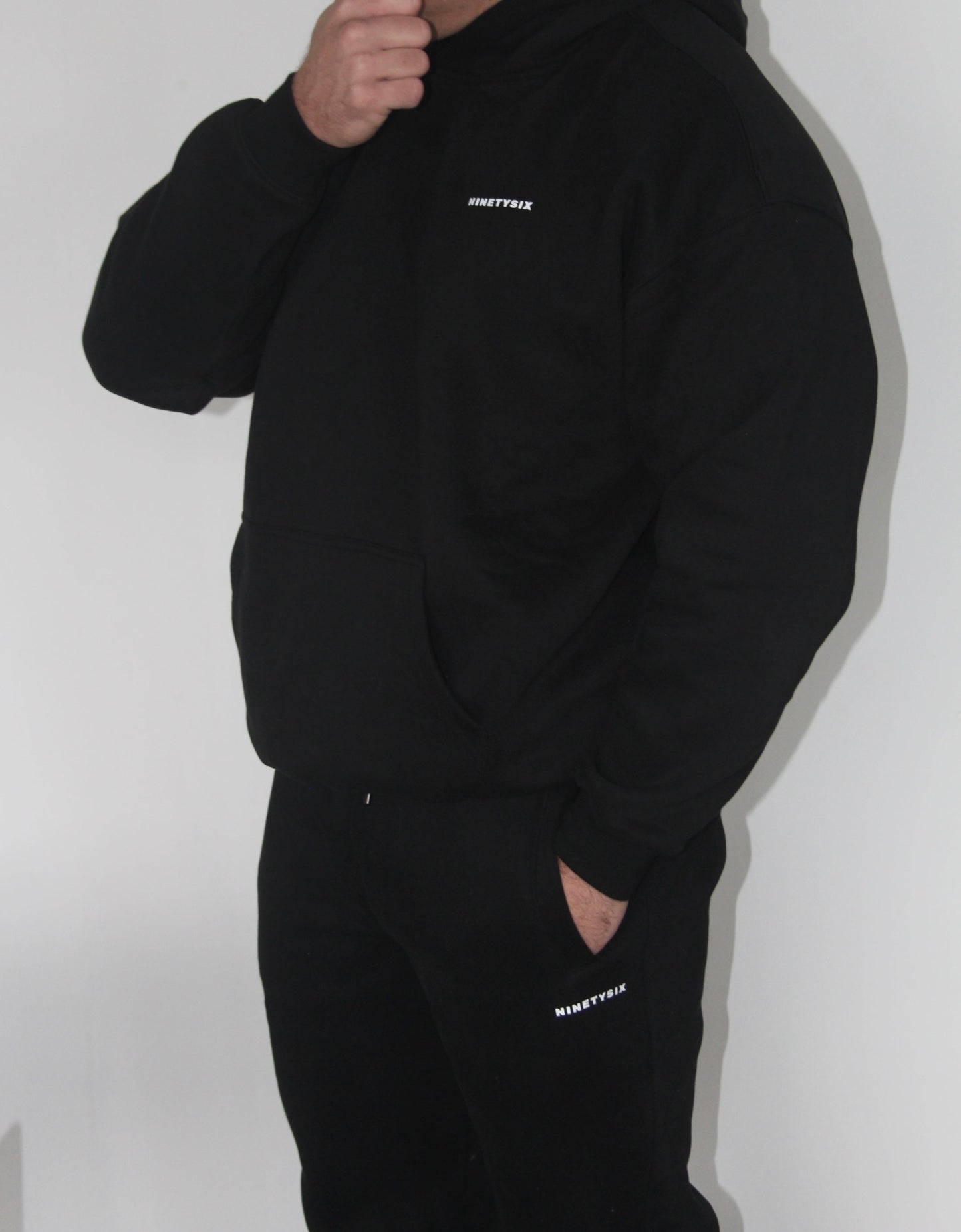 Unisex Black Hoodie - - Ninety Six Fit Apparel