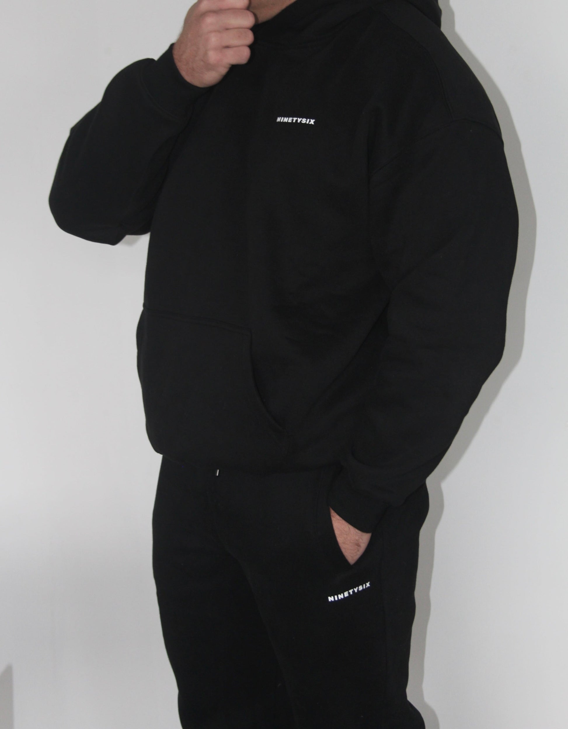 Unisex Black Hoodie - - Ninety Six Fit Apparel