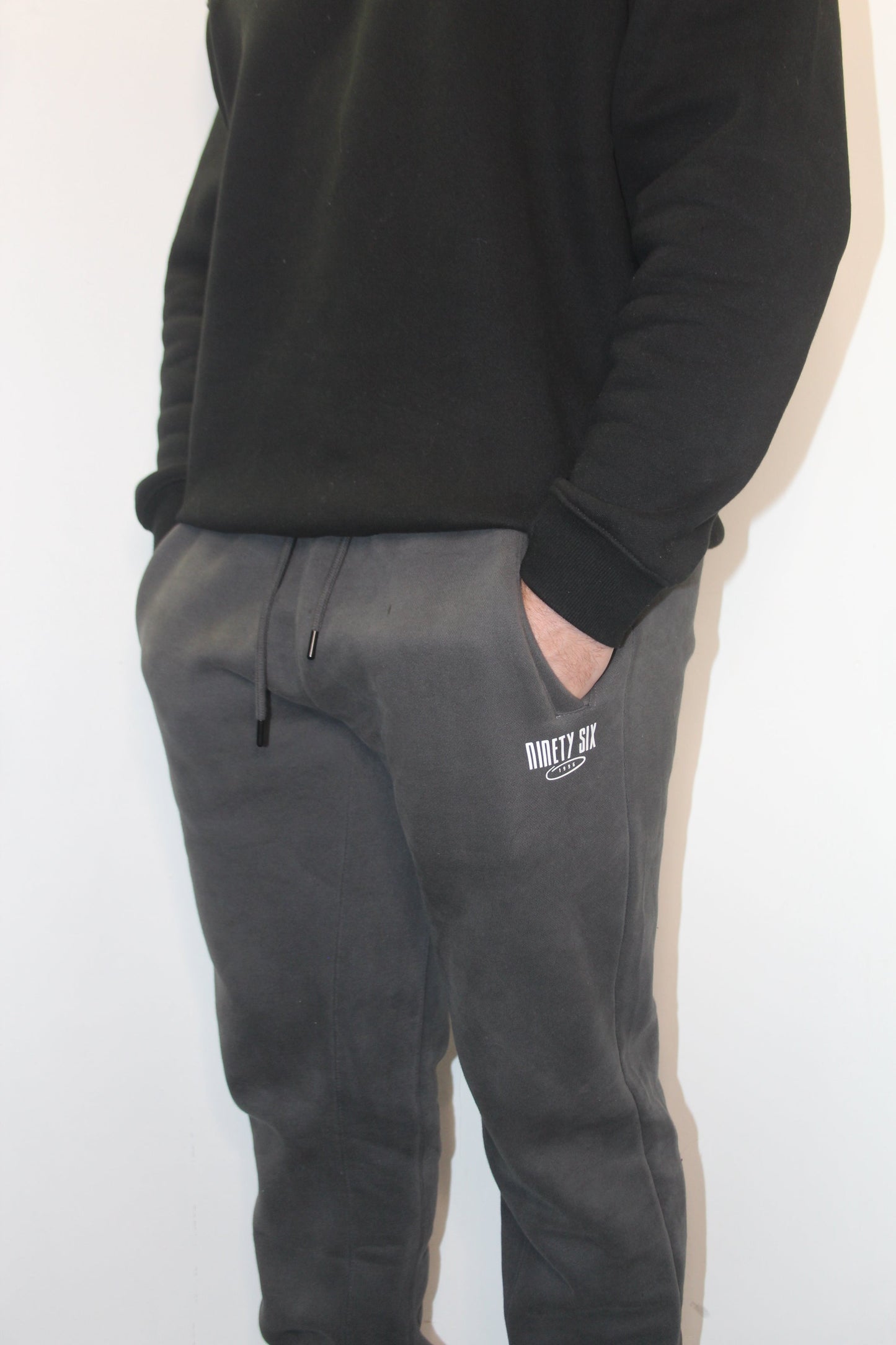 Unisex Grey Track-pants - Gray - Ninety Six Fit Apparel