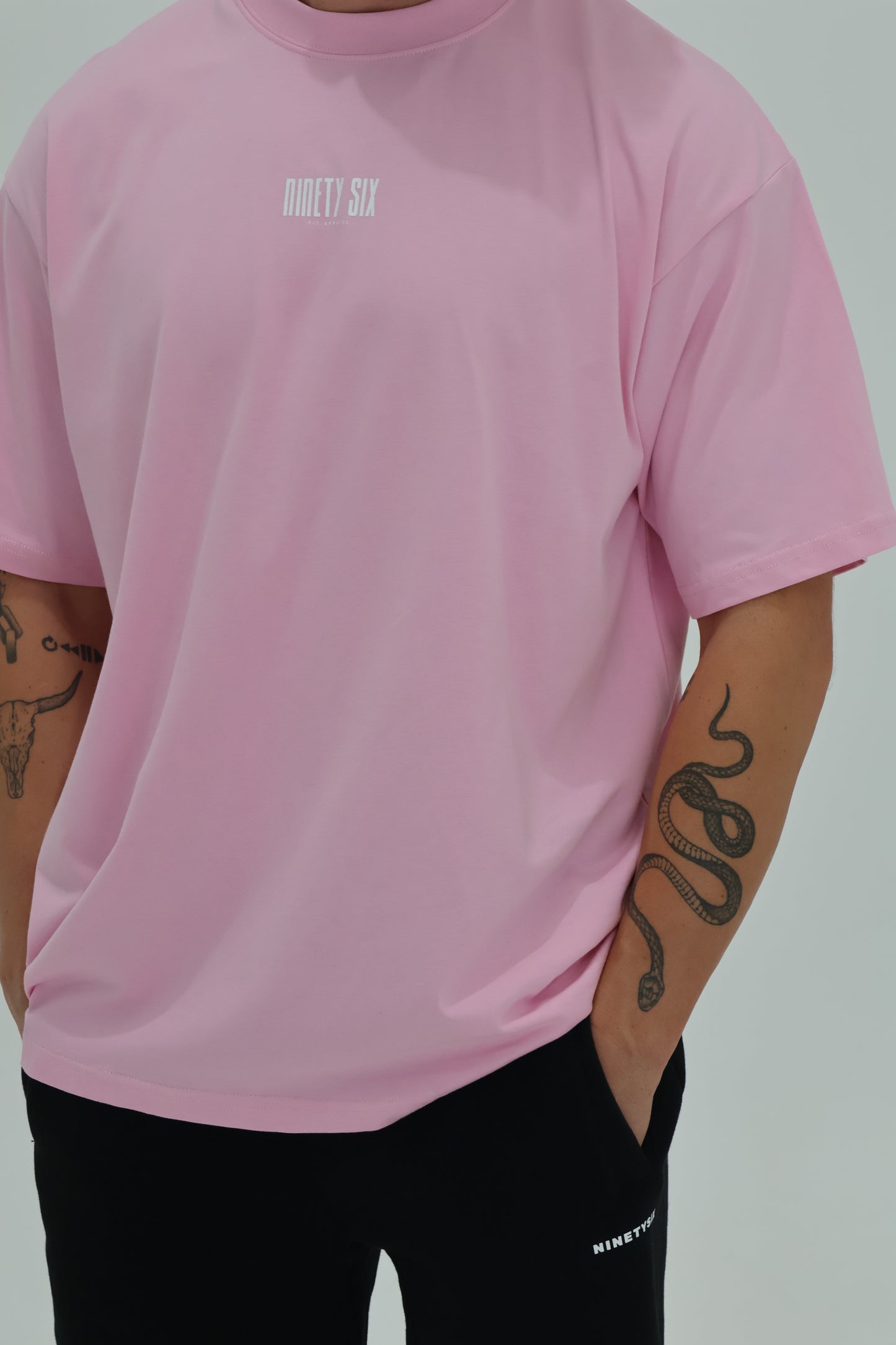 Light Weight Tee - Baby Pink - Ninety Six Fit Apparel