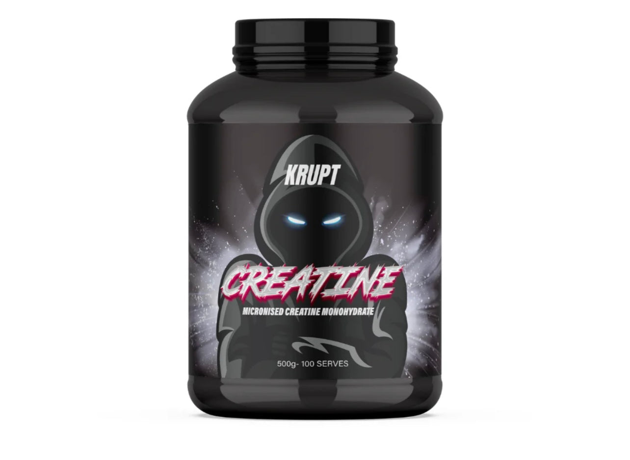 Krupt Creatine Monohydrate - 500g - 100 serves - Krupt Supps