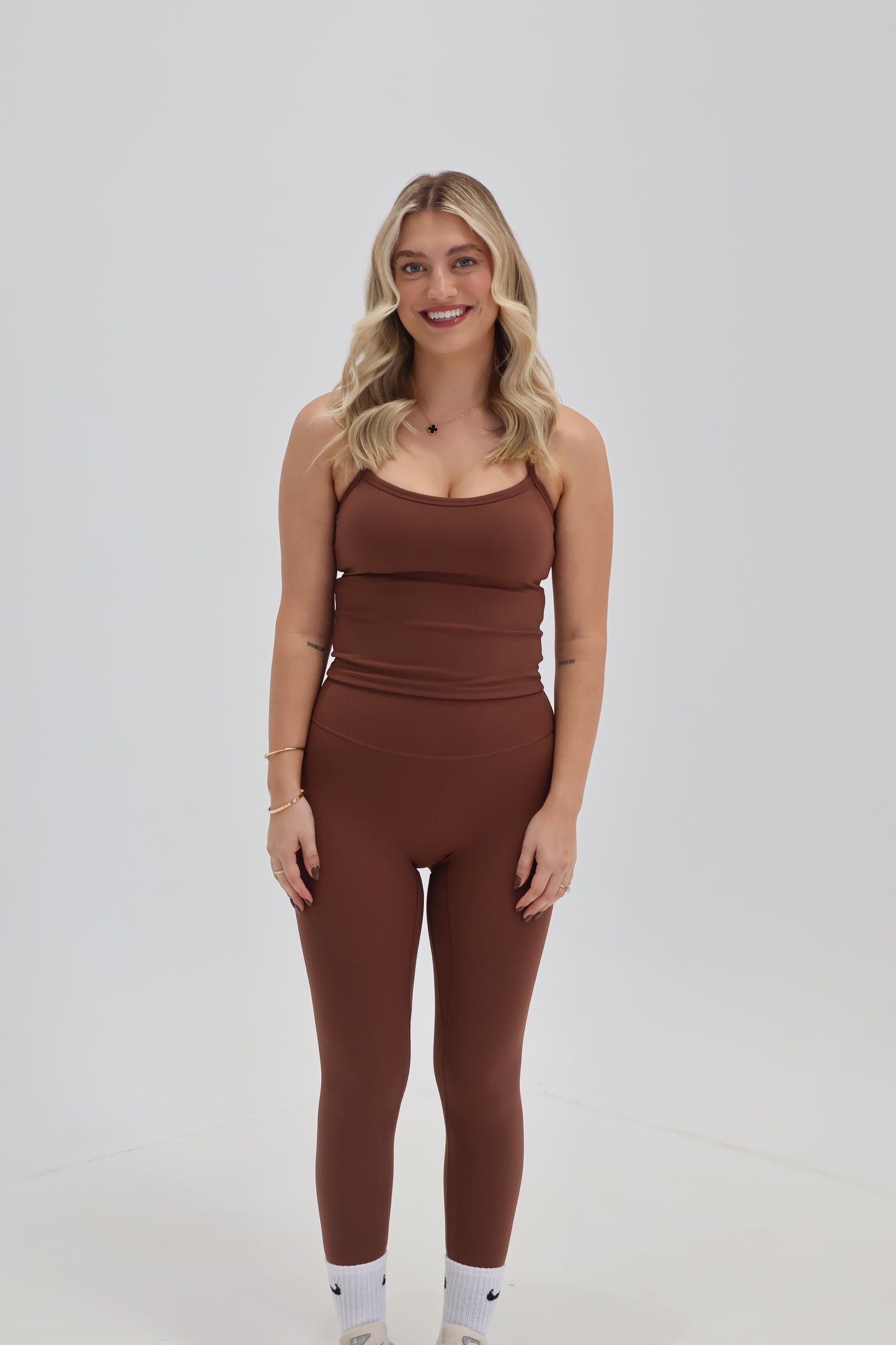 Amber Leggings - Choc Brown - Ninety Six Fit Apparel