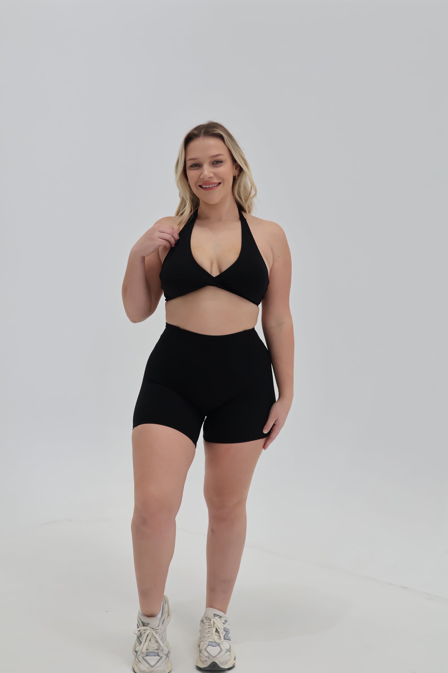 Twist Bra - Black - Ninety Six Fit Apparel