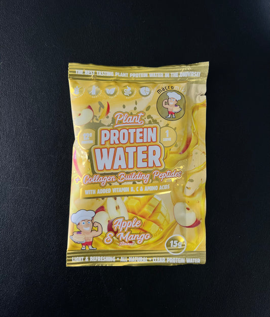 Sachet Single Protein Water macro mike 15g - Apple & Mango - Macro Mike