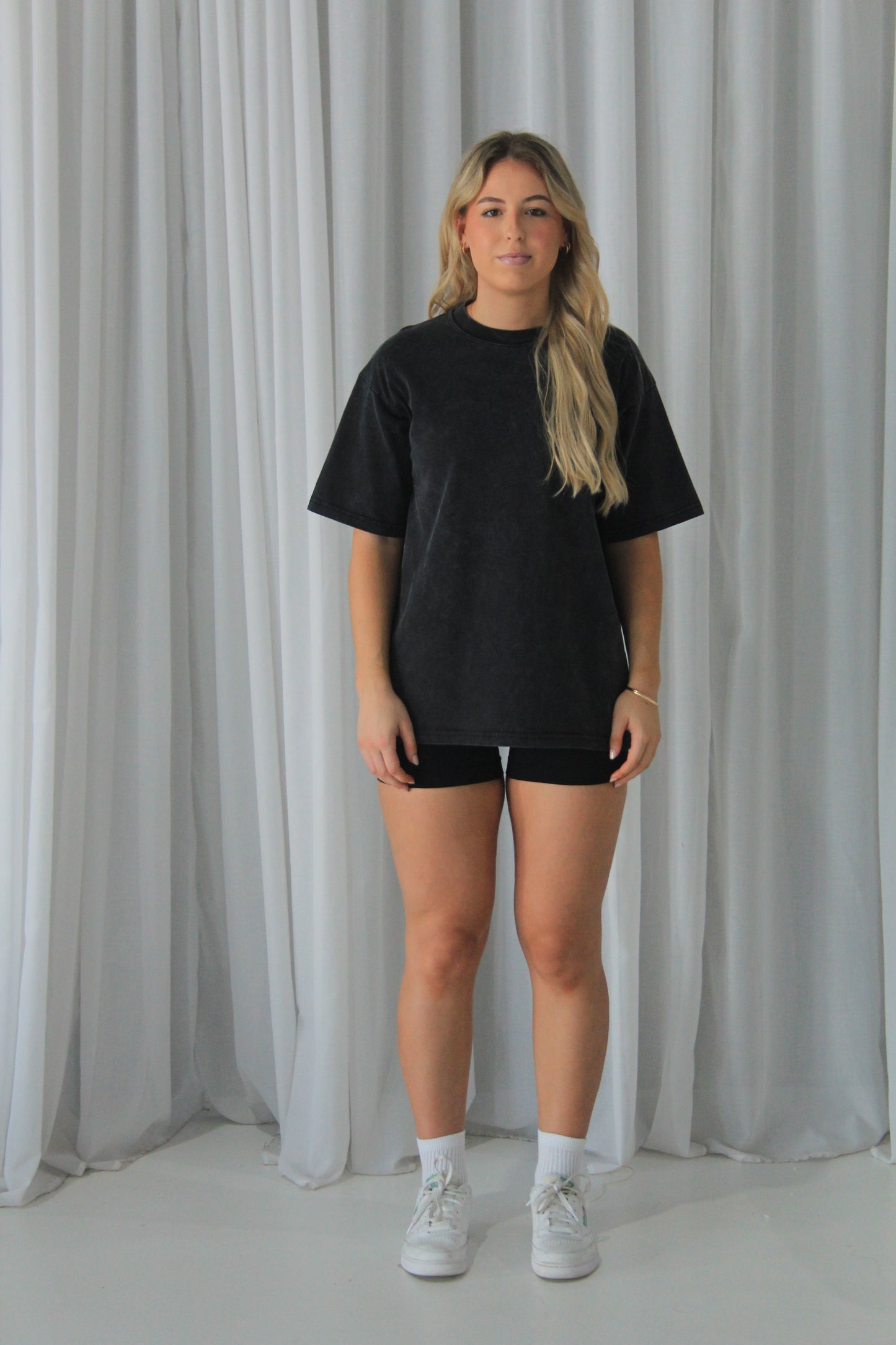 Oversized Acid Wash Vintage Essentials T-Shirt - - Ninety Six Fit Apparel