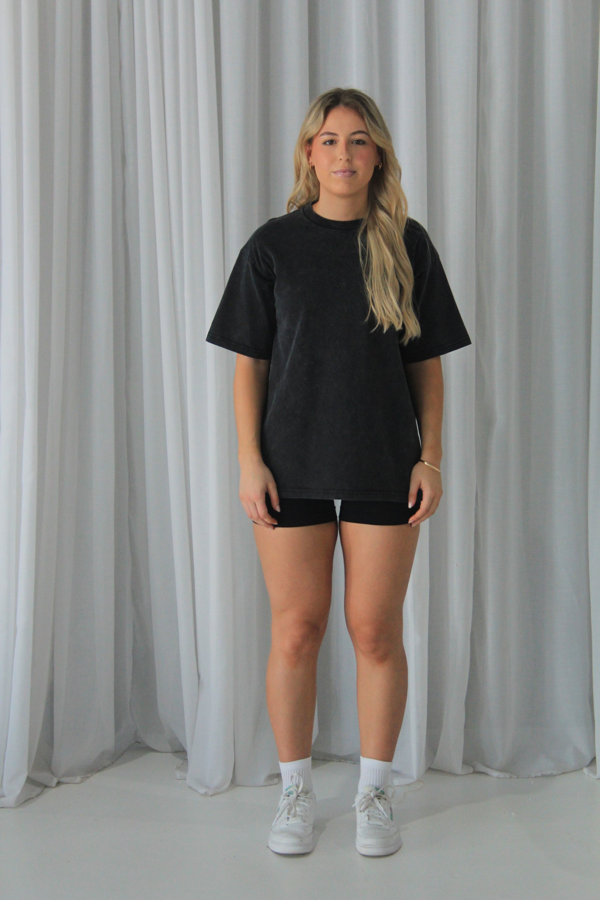 Oversized Acid Wash Vintage Essentials T-Shirt - - Ninety Six Fit Apparel