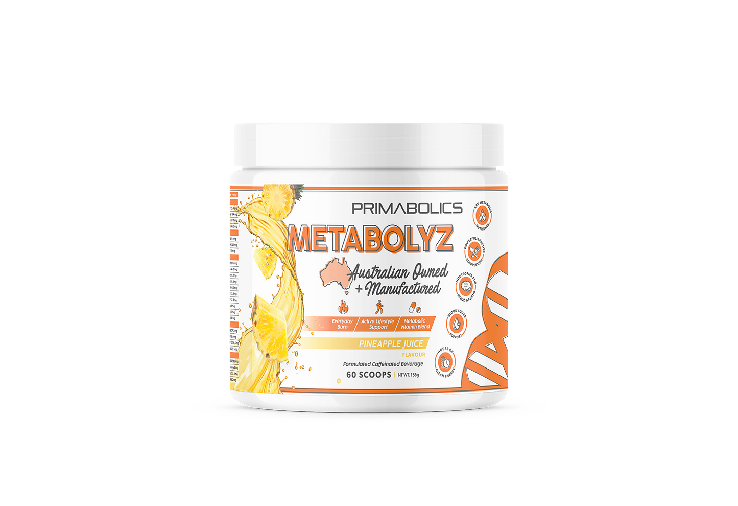 Metabolyz - Pineapple Juice - Primabolics