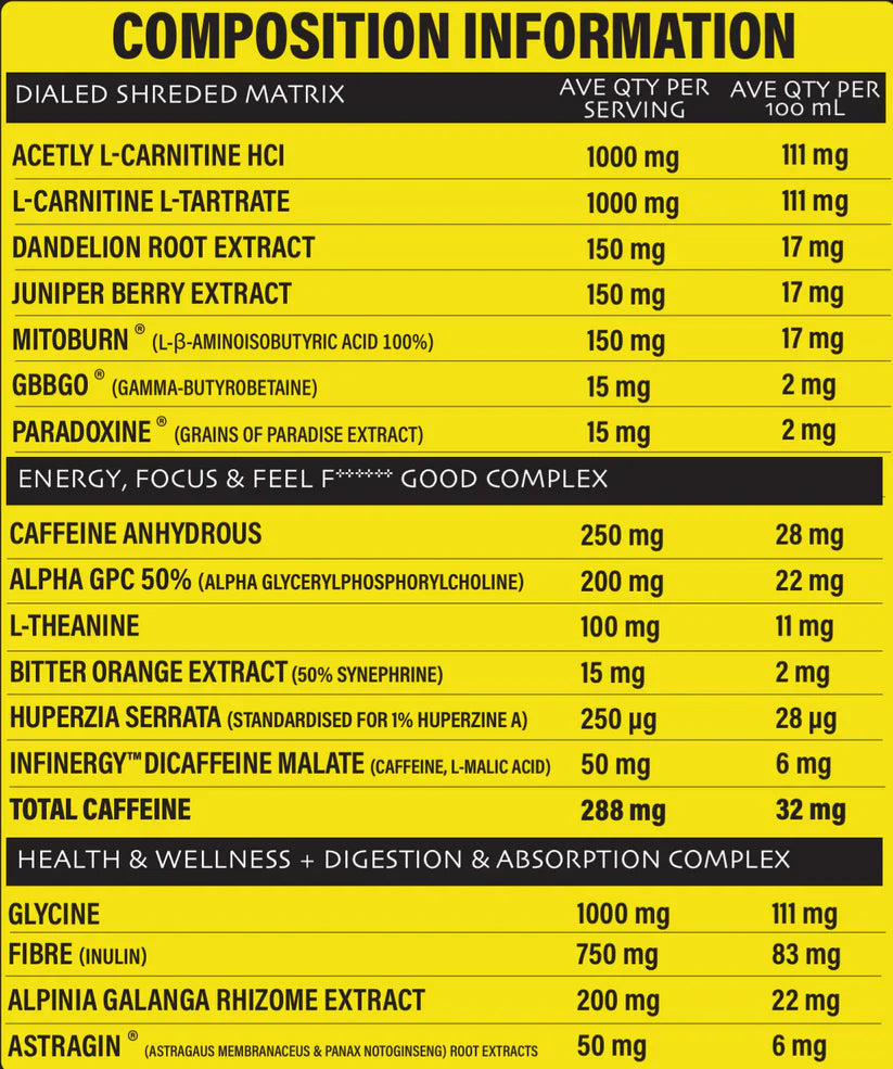 Dialed Shred - - The X Athletics