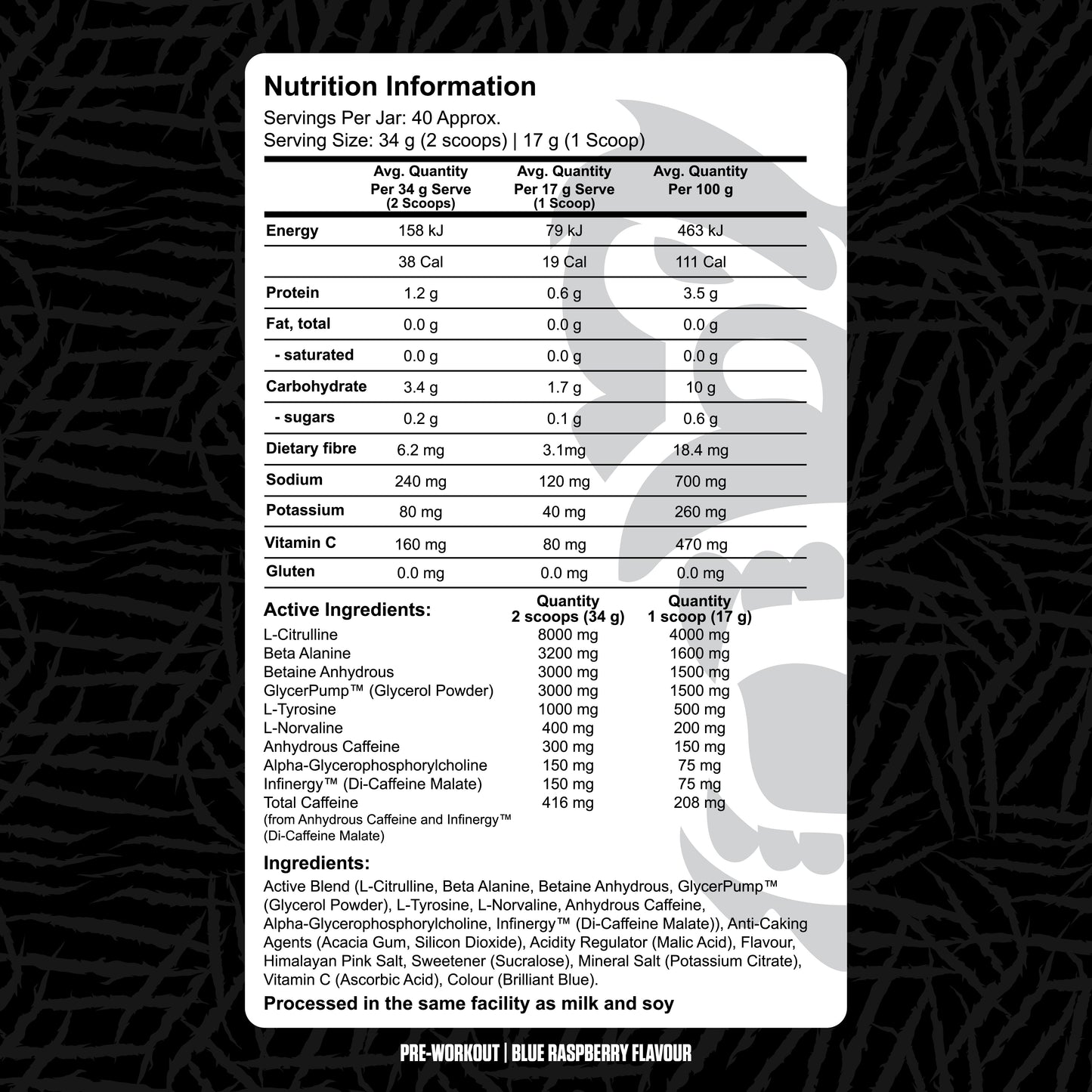 Gorilla X Labs Pre workout - - Gorilla X Labs