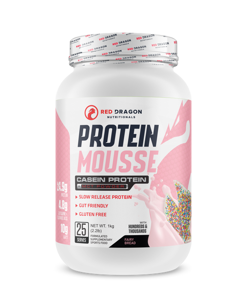 Protein Mousse - Fairy Bread - Red Dragon
