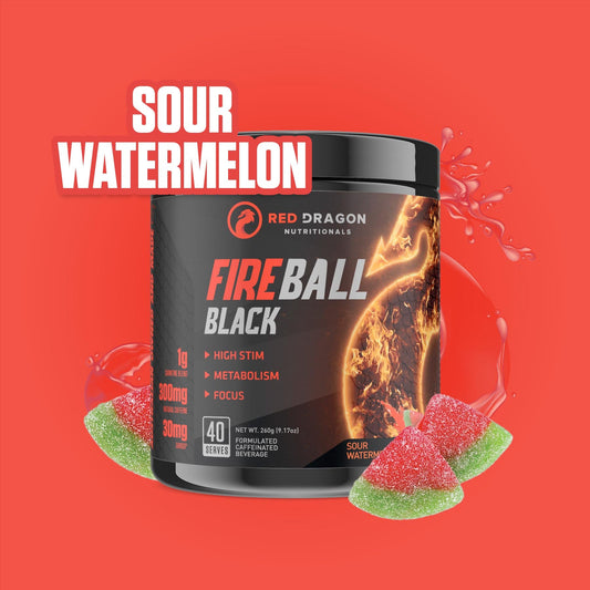 Fireball Black - Sour Watermelon - Red Dragon