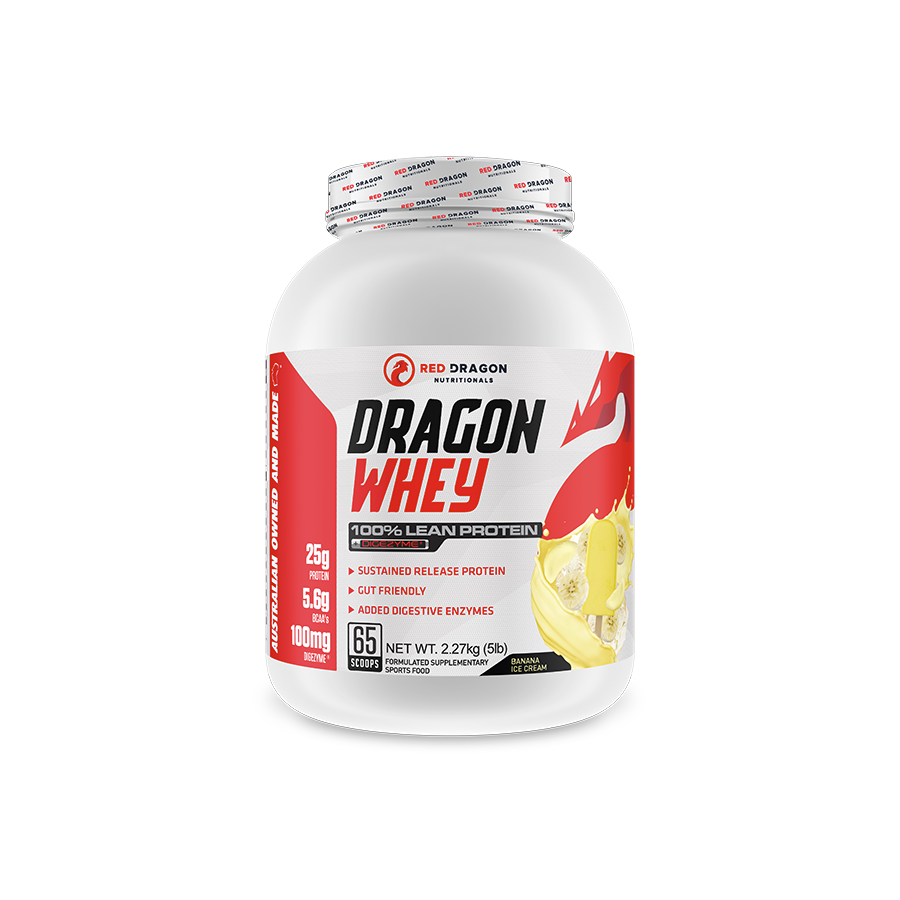Dragon Whey - 5lb Banana - Red Dragon