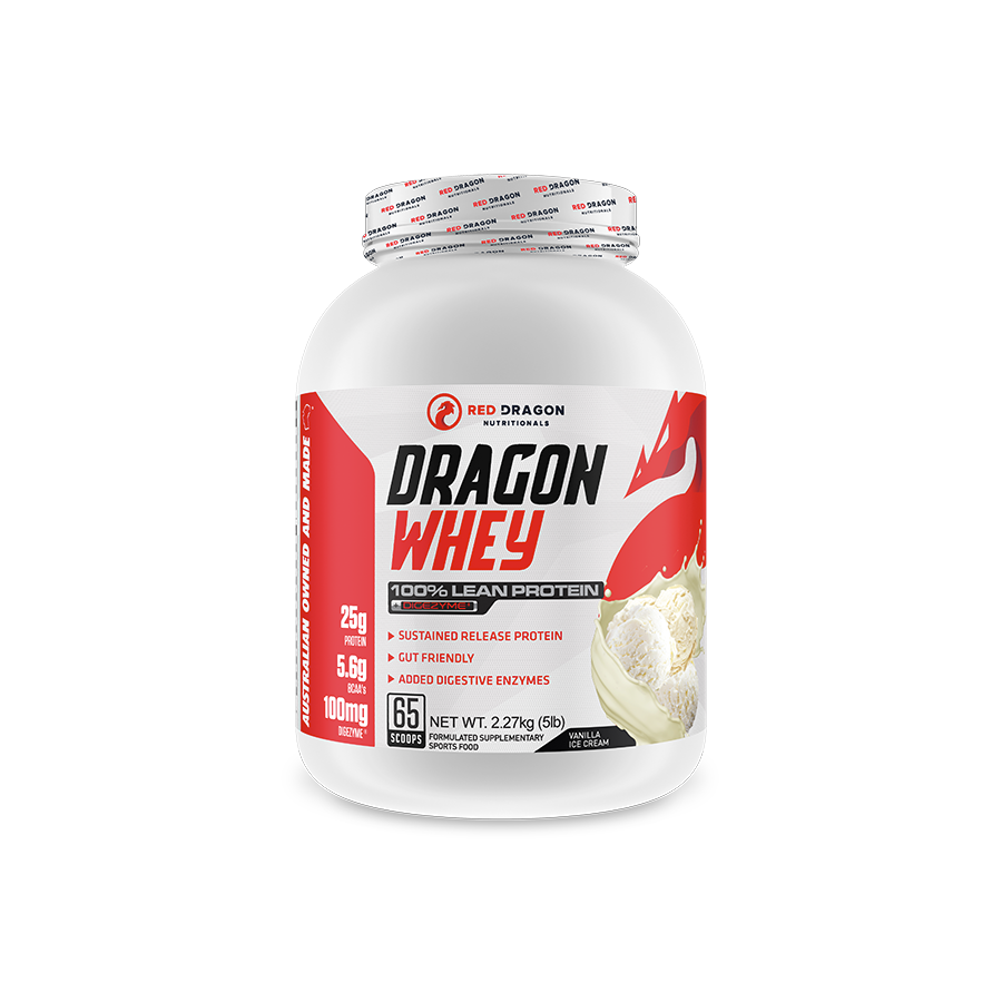 Dragon Whey - 5lb Vanilla - Red Dragon