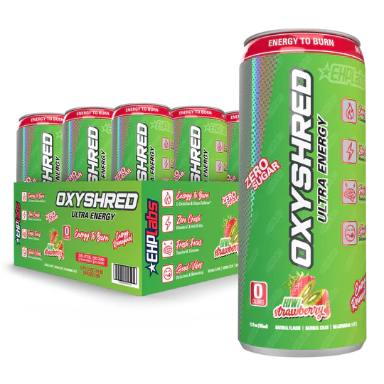 OXYSHRED ULTRA ENERGY DRINK RTD - Kiwi Strawberry - EHP Labs