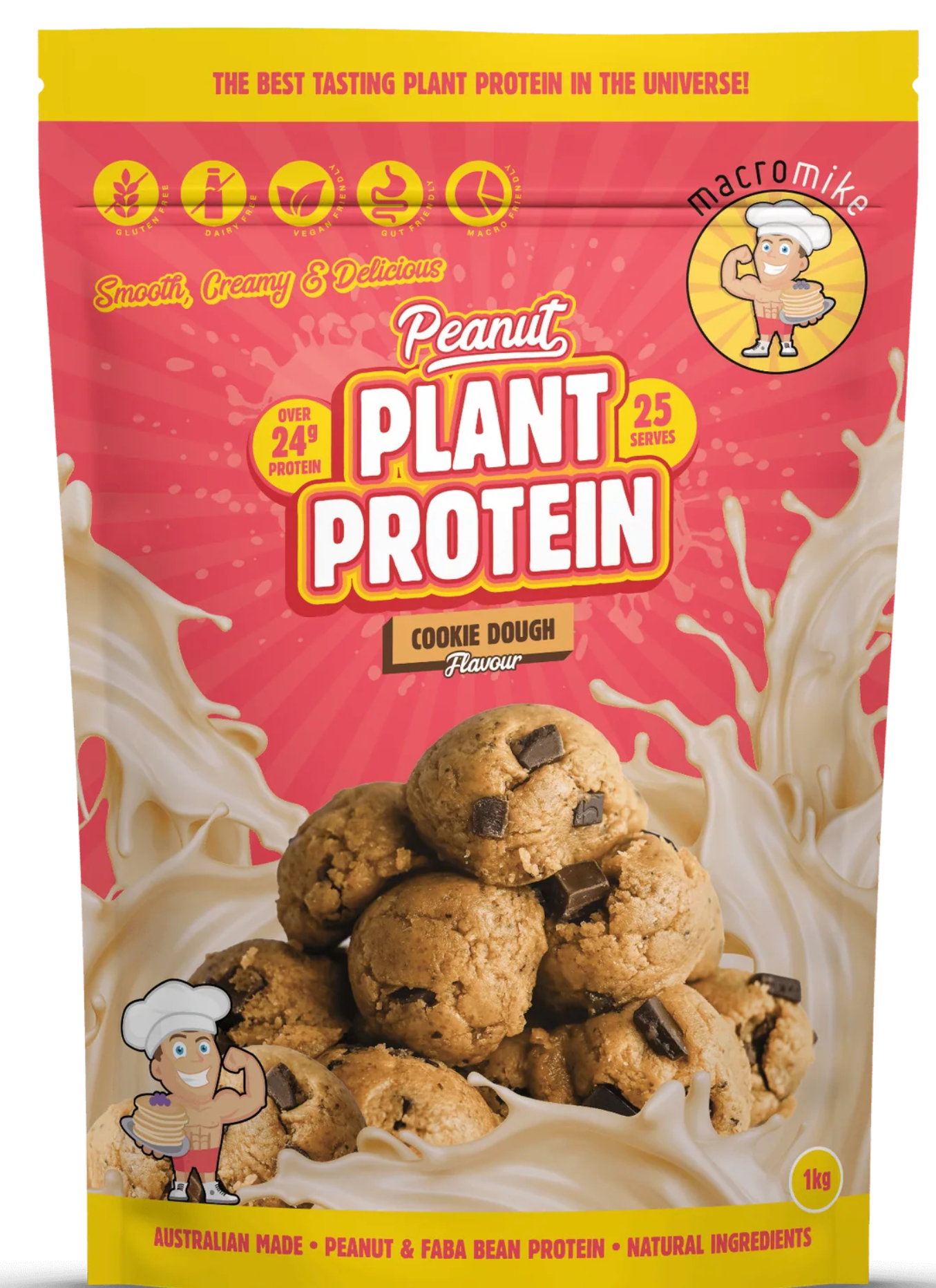Macro Mike Peanut Protein - 1kg Cookie Dough - Macro Mike