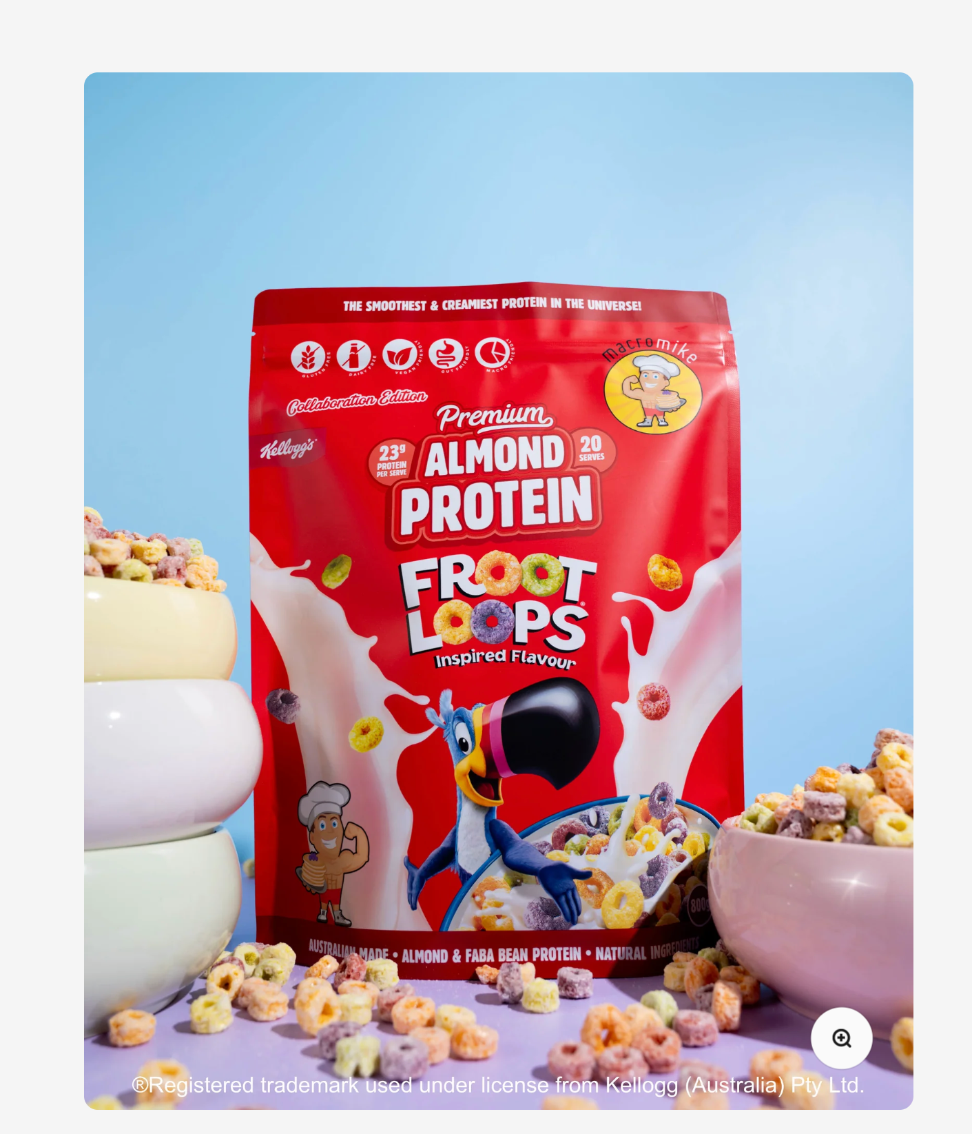 Premium Almond Protein Macro Mike x Kellogg's - - Macro Mike