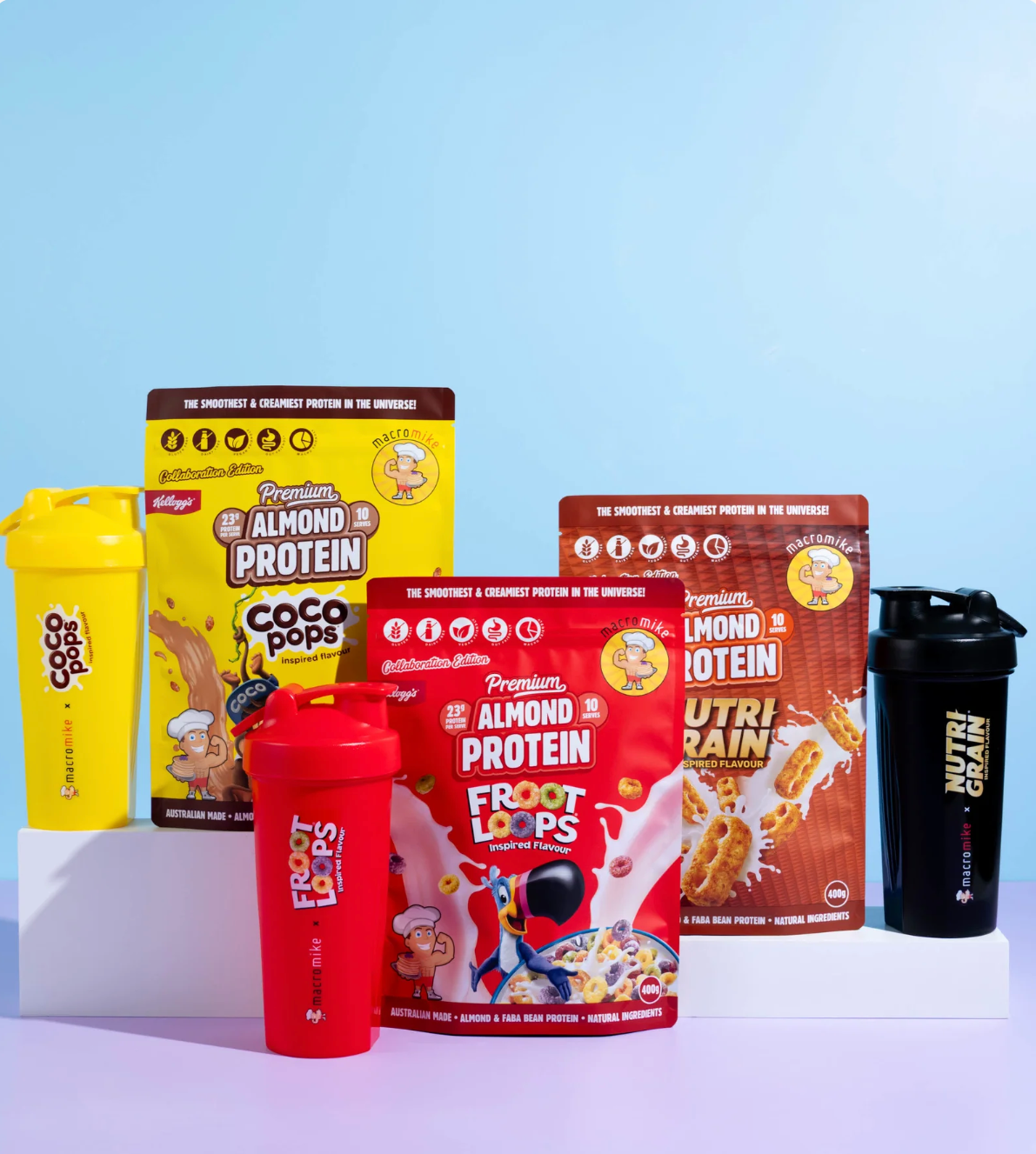 Premium Almond Protein Macro Mike x Kellogg's - - Macro Mike