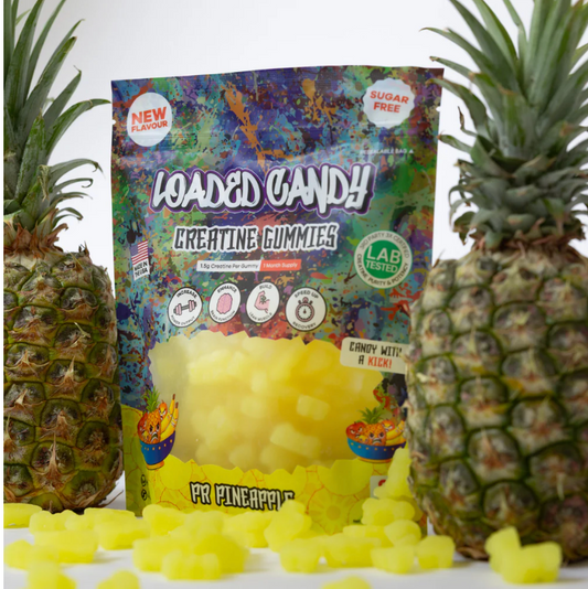 Creatine Gummies - Loaded Candy - PR Pineapple - loaded candy