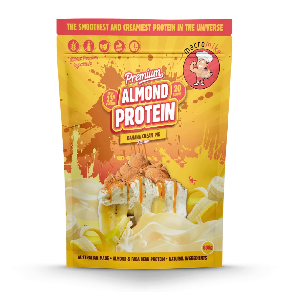Macro Mike Almond Protein - 800g Banana - Macro Mike