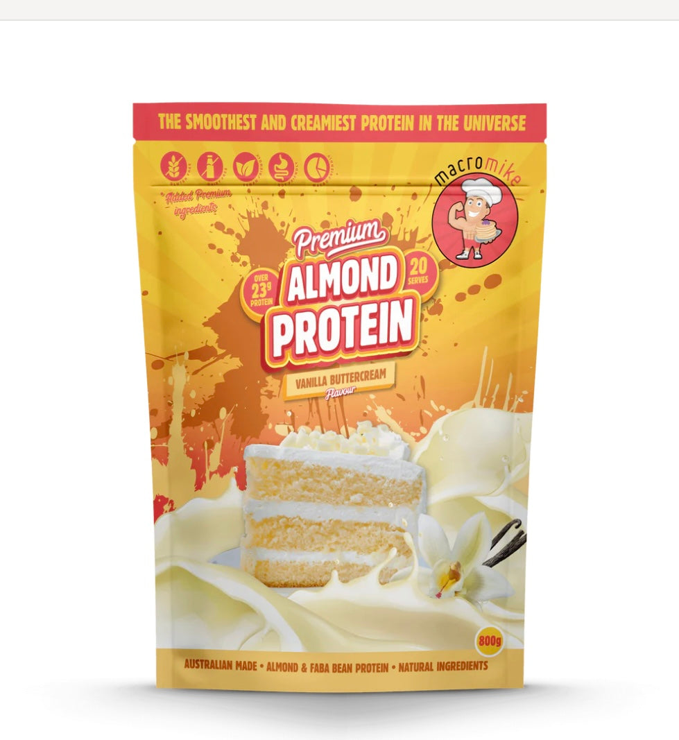 Macro Mike Almond Protein - 400g - Macro Mike