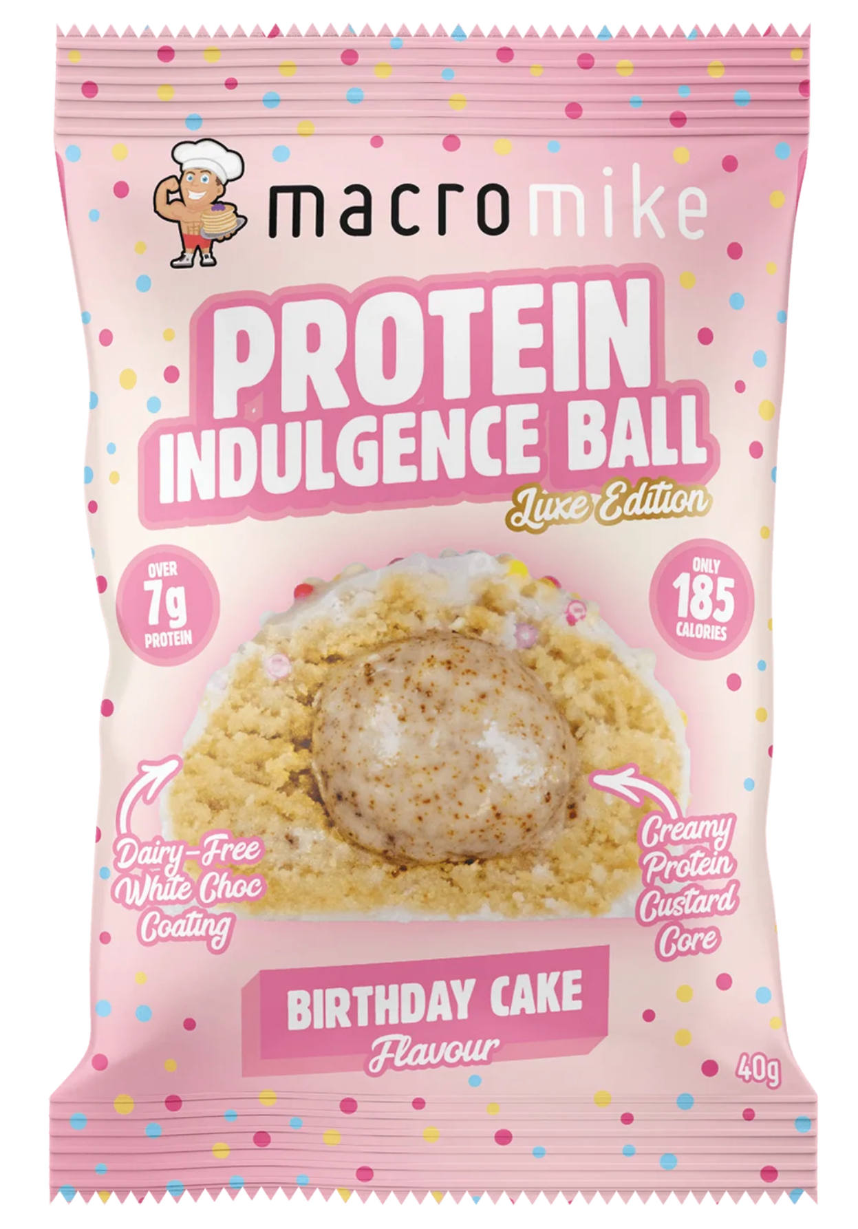 Protein Ball Macro Mike - Birthday Cake - Macro Mike
