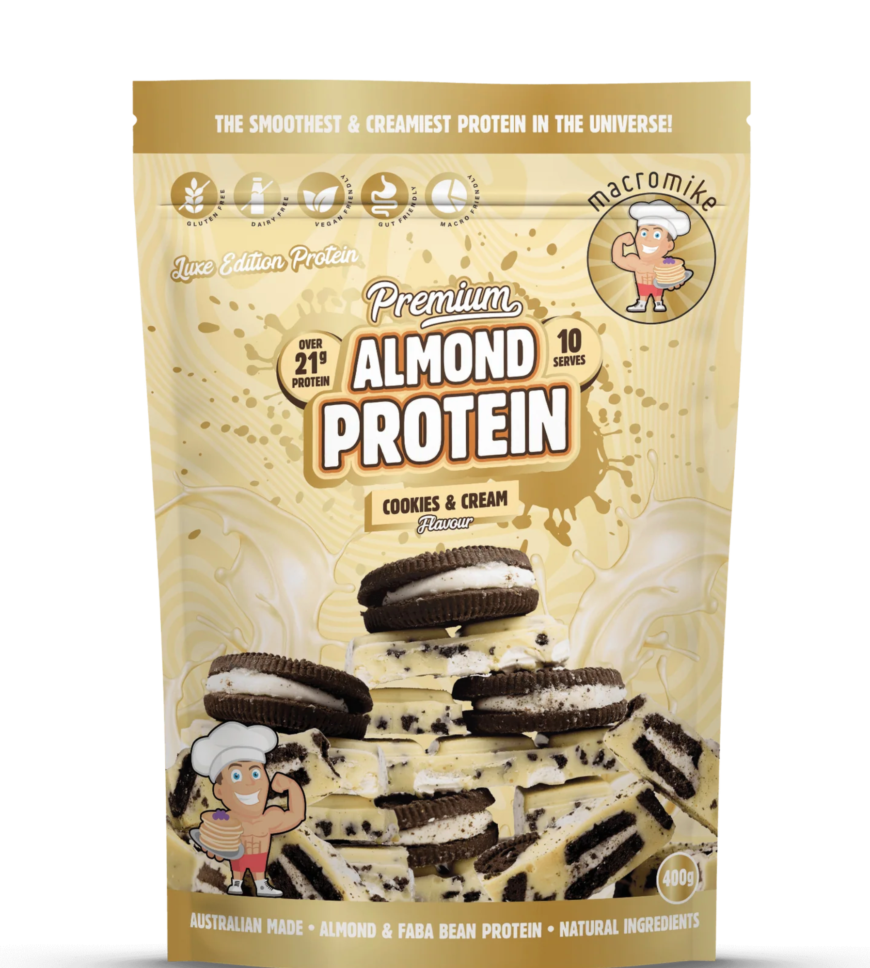 Macro Mike Almond Protein - - Macro Mike