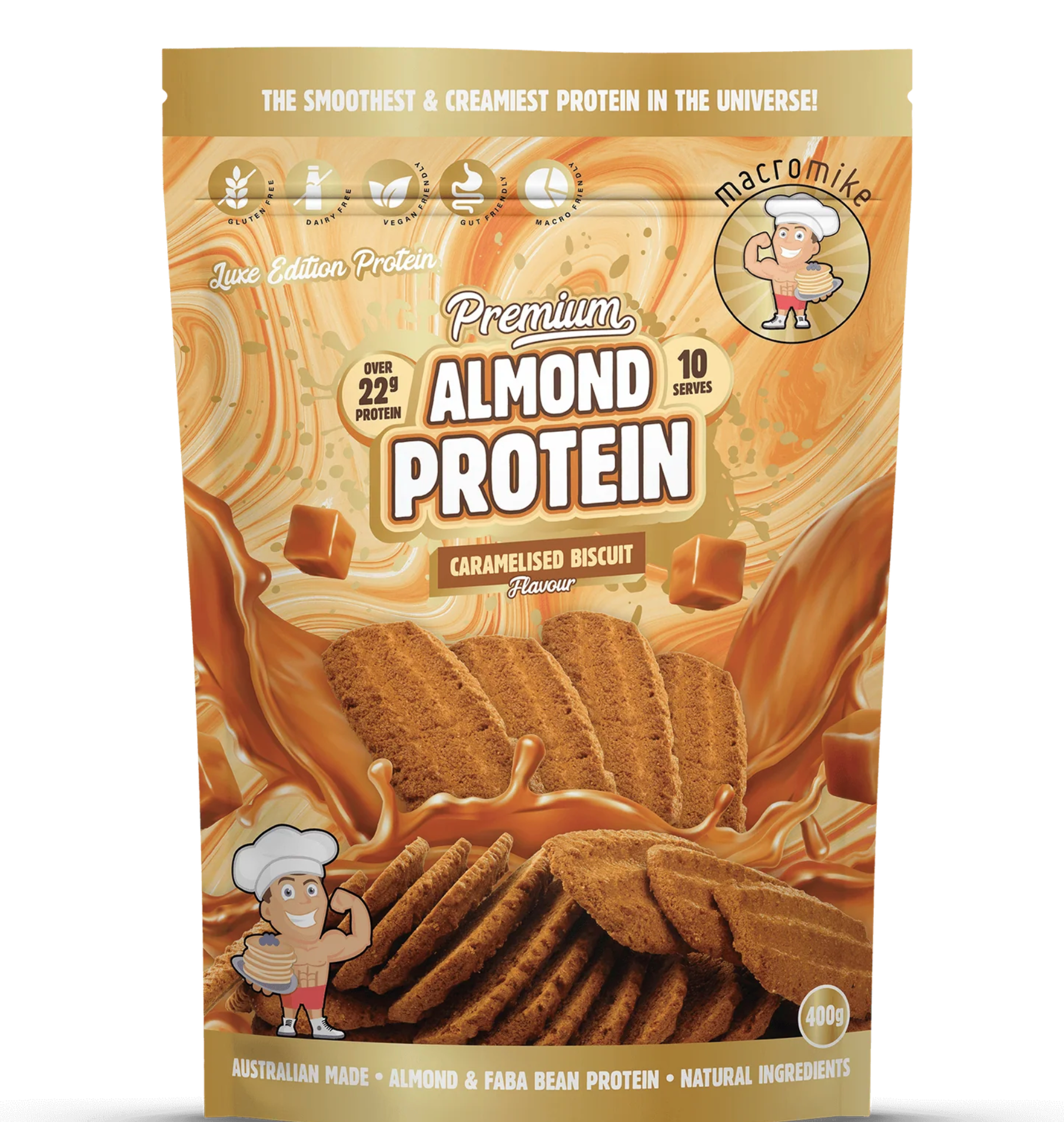 Macro Mike Almond Protein - - Macro Mike