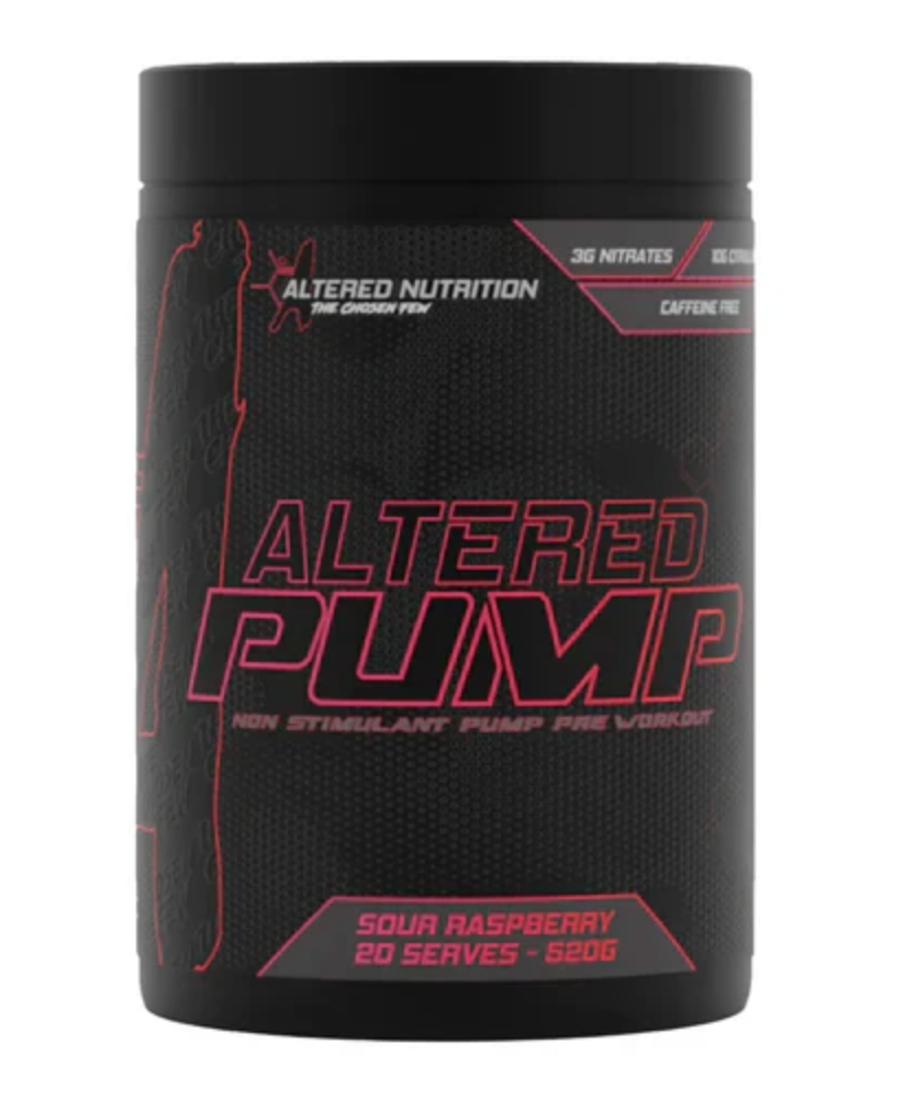 Altered Pump by Altered Nutrition - Sour Raspberry - Athletic Sports